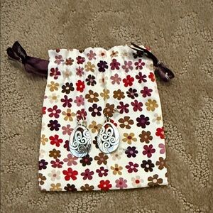 Brighton Silver Swirl Earrings